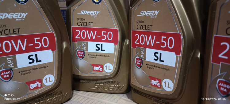 روغن یک لیتری اسپیدی 20/50 اس ال